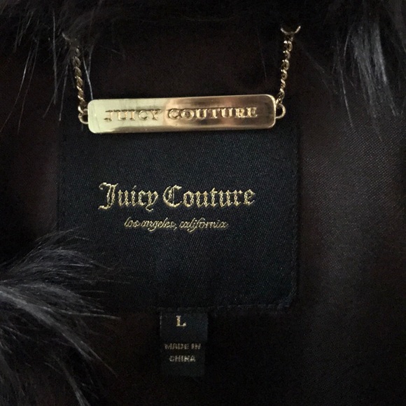 Juicy Couture Into the Night. Faux Mink Jacket - Picture 2 of 4